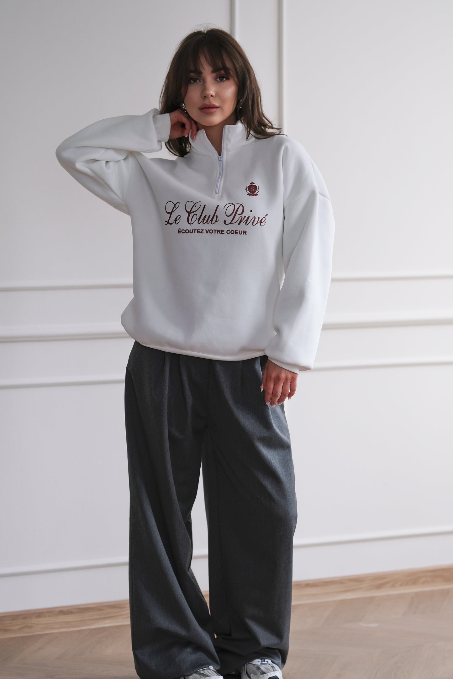 Džemperis "PRIVE" Balts