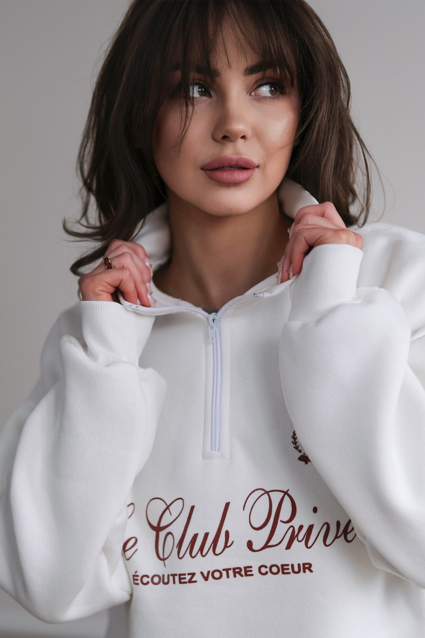 Džemperis "PRIVE" Balts