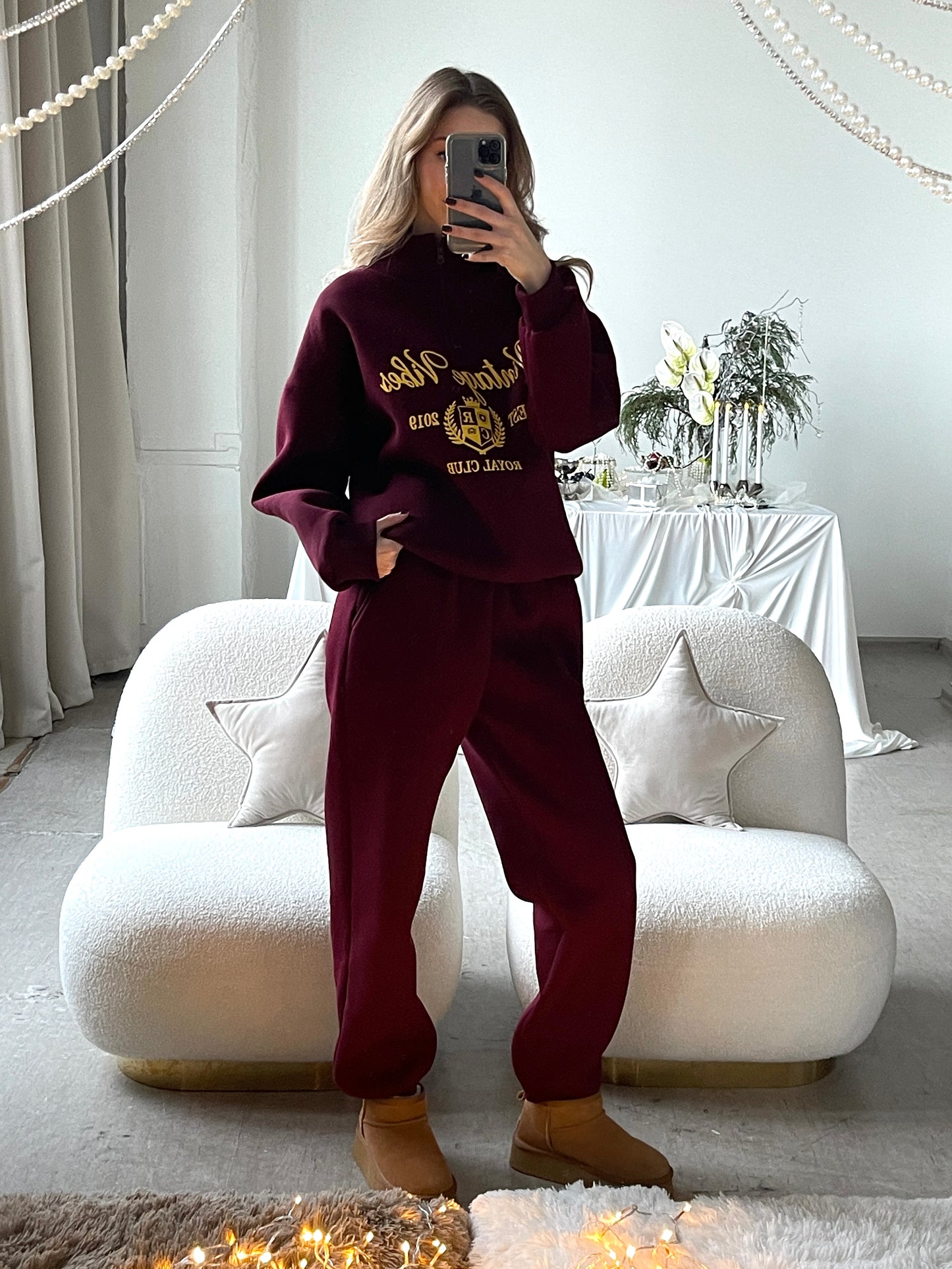 SPORTA TĒRPS "VINTAGE" Burgundija