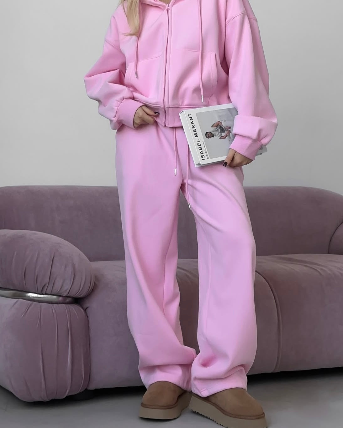 Sport Suit "MYSELF" Pink