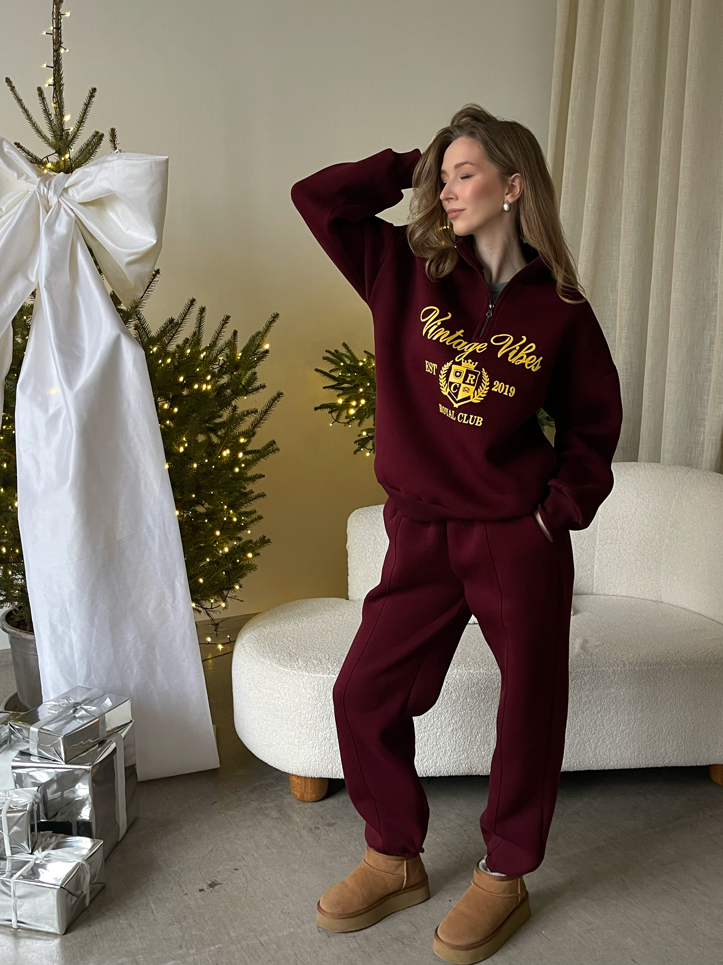 SPORTA TĒRPS "VINTAGE" Burgundija