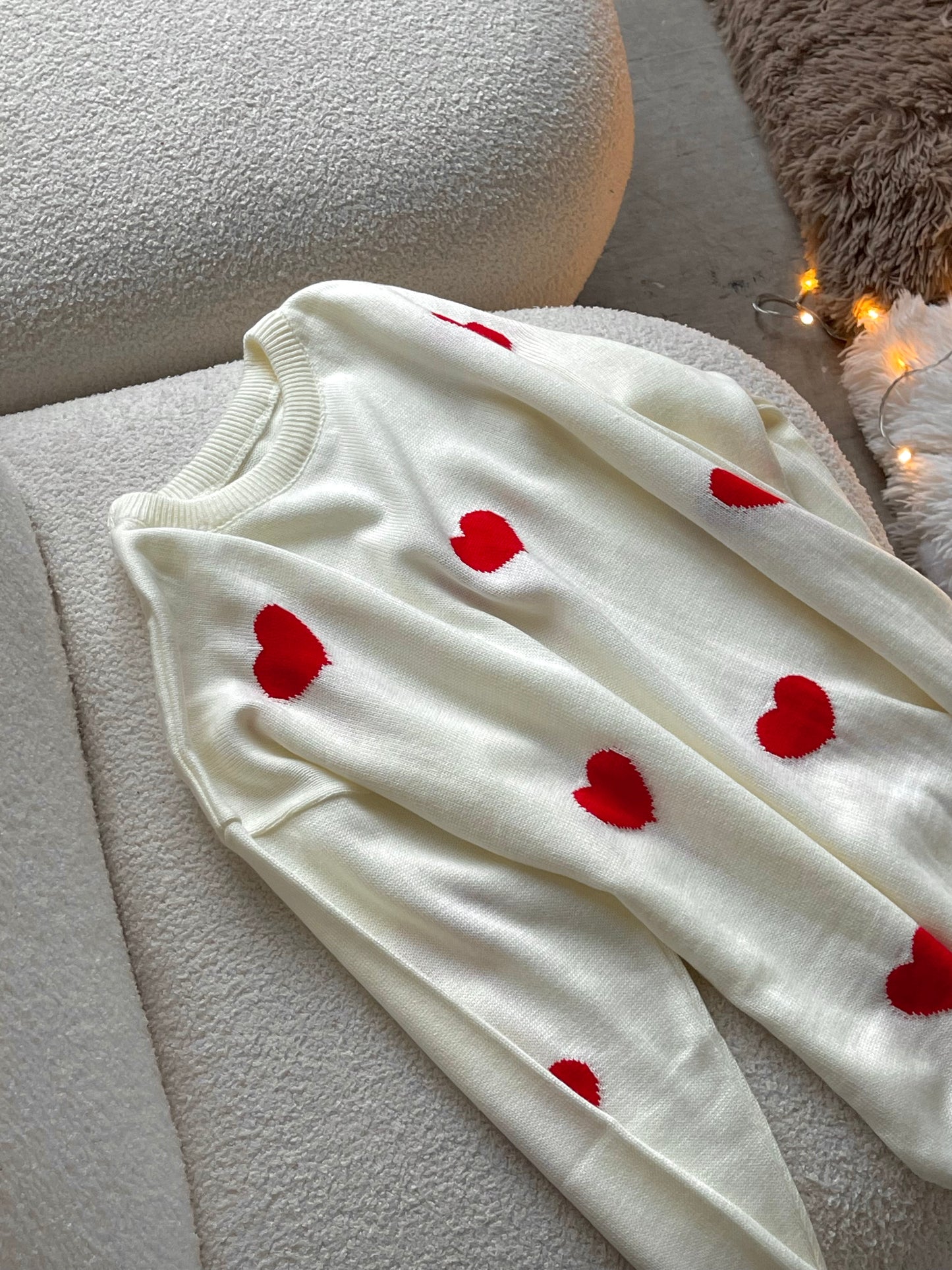 Džemperis "RED HEARTS"