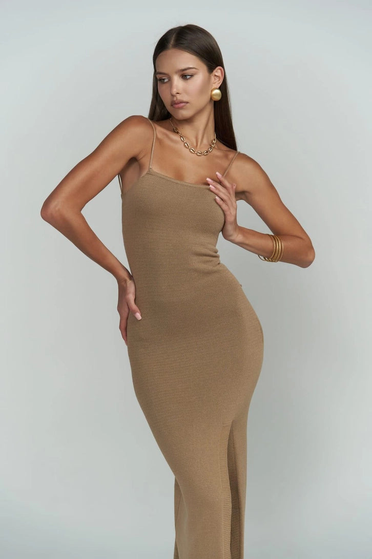 "SAFARI" ПЛАТЬЕ СВЕТЛО-КОРИЧНЕВОЕ