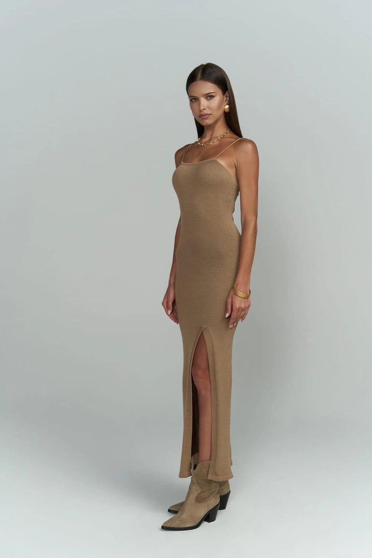 "SAFARI" ПЛАТЬЕ СВЕТЛО-КОРИЧНЕВОЕ